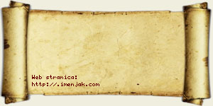 Miljana Galjak vizit kartica